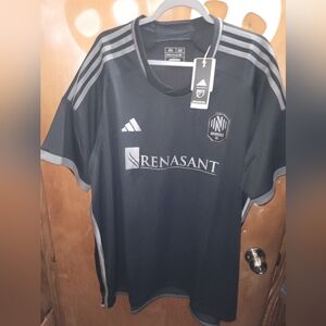 NEW Adidas Nashville SC Johnny Cash AUTHENTIC 2023/24 Jersey 3XL Slim XXXL MLS